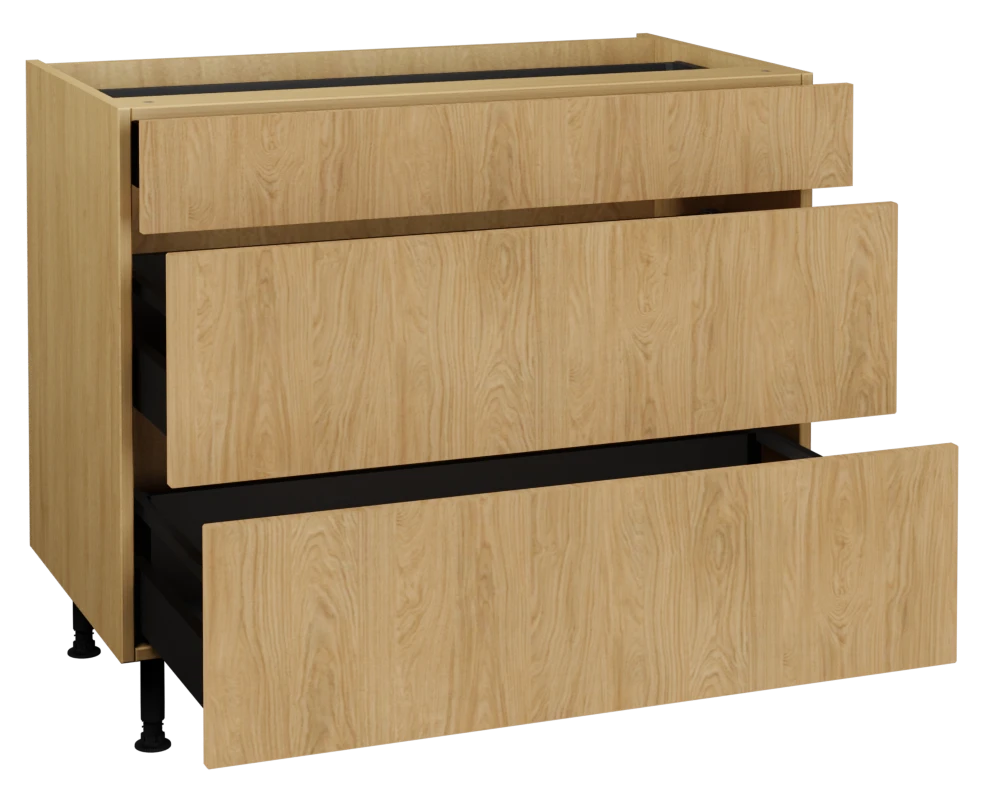 1000 3 Drawer Base