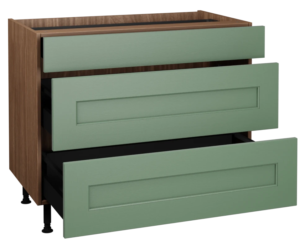 1000 3 Drawer Base