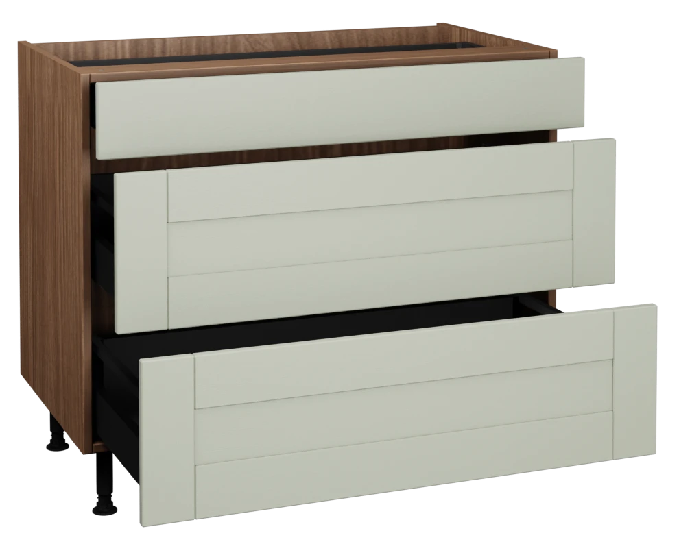 1000 3 Drawer Base