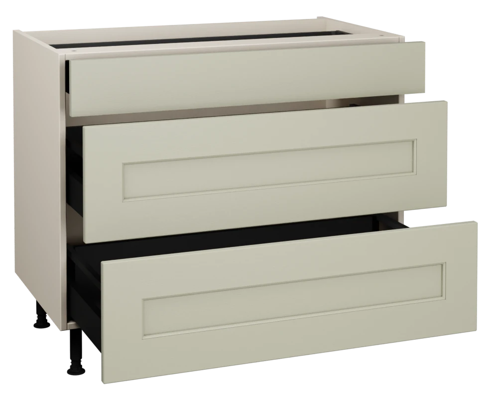 1000 3 Drawer Base
