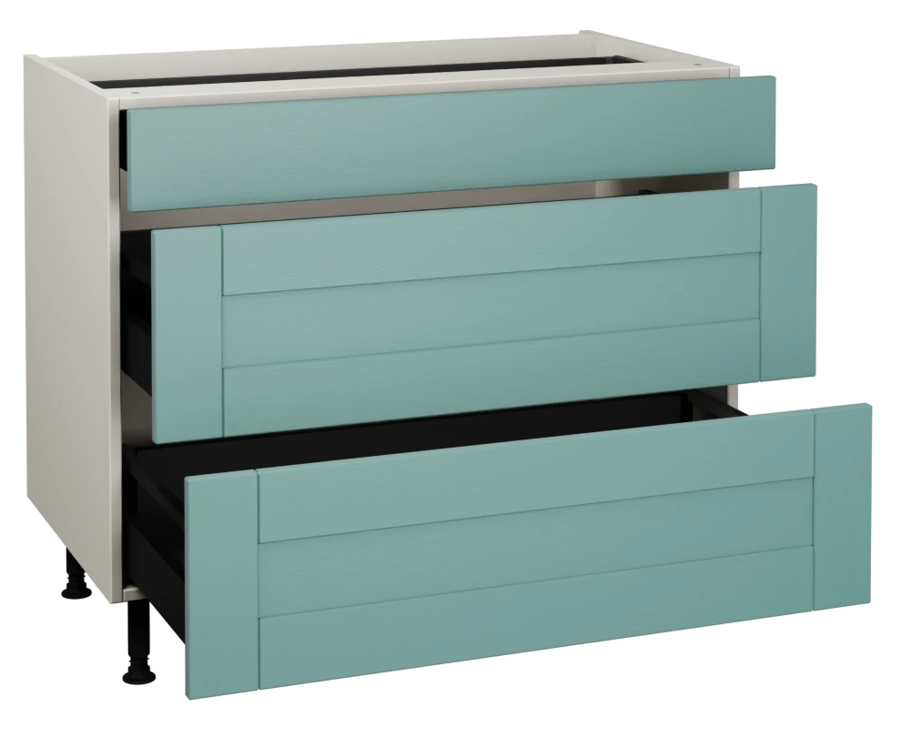 1000 3 Drawer Base