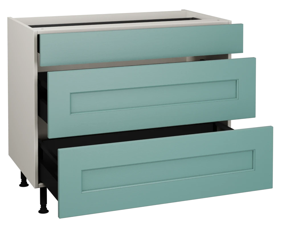 1000 3 Drawer Base