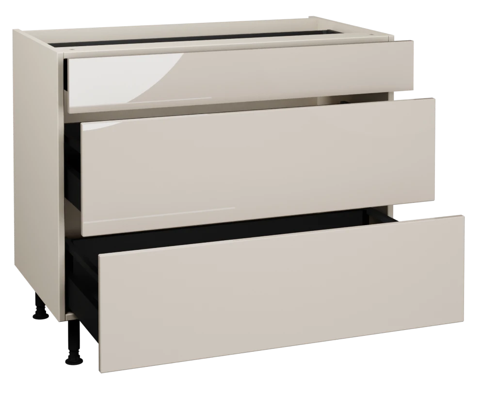 1000 3 Drawer Base