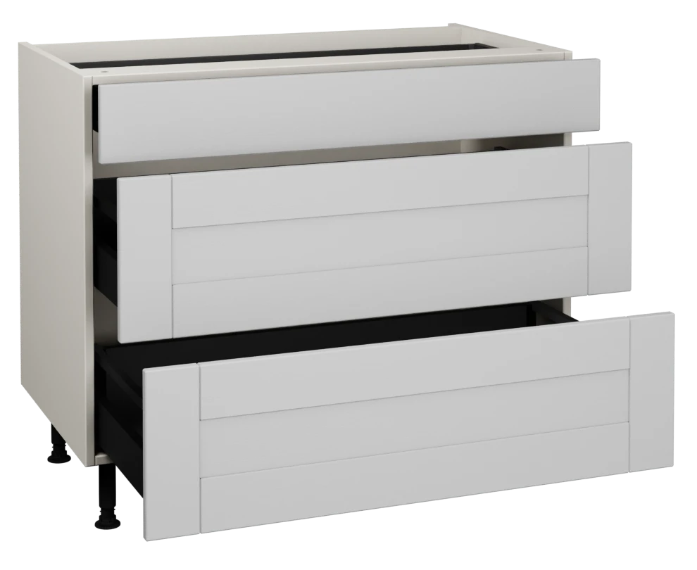 1000 3 Drawer Base