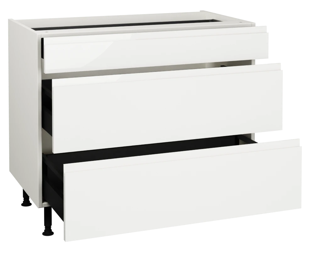 1000 3 Drawer Base