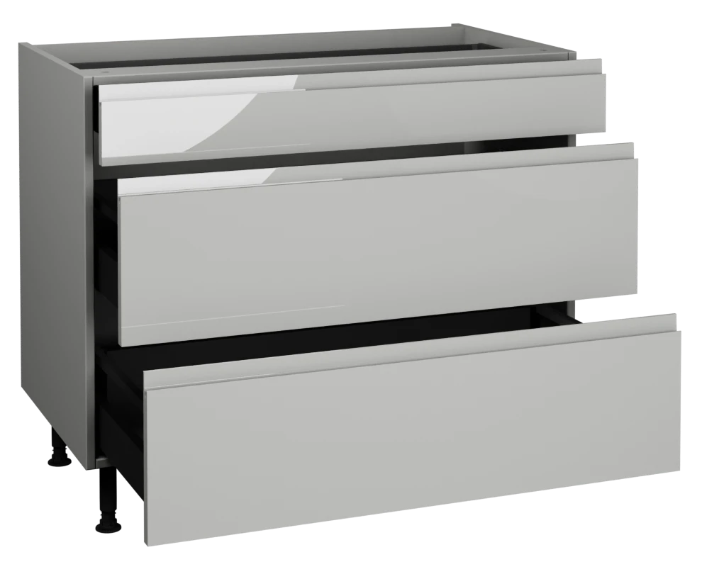 1000 3 Drawer Base