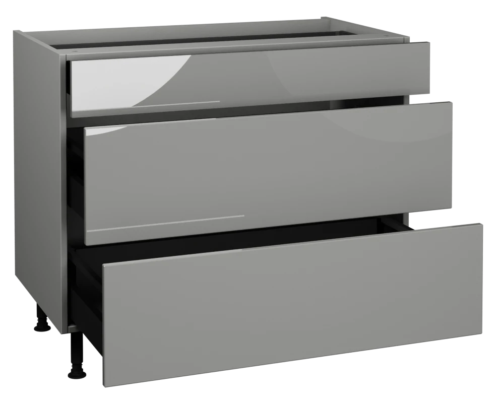 1000 3 Drawer Base