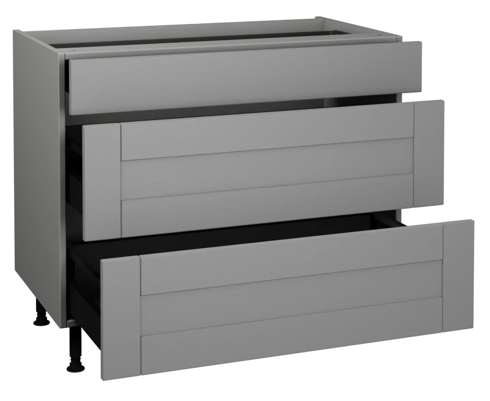 1000 3 Drawer Base