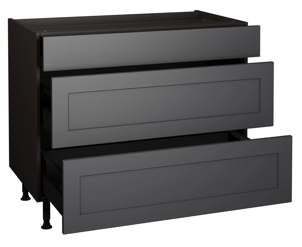 1000 3 Drawer Base