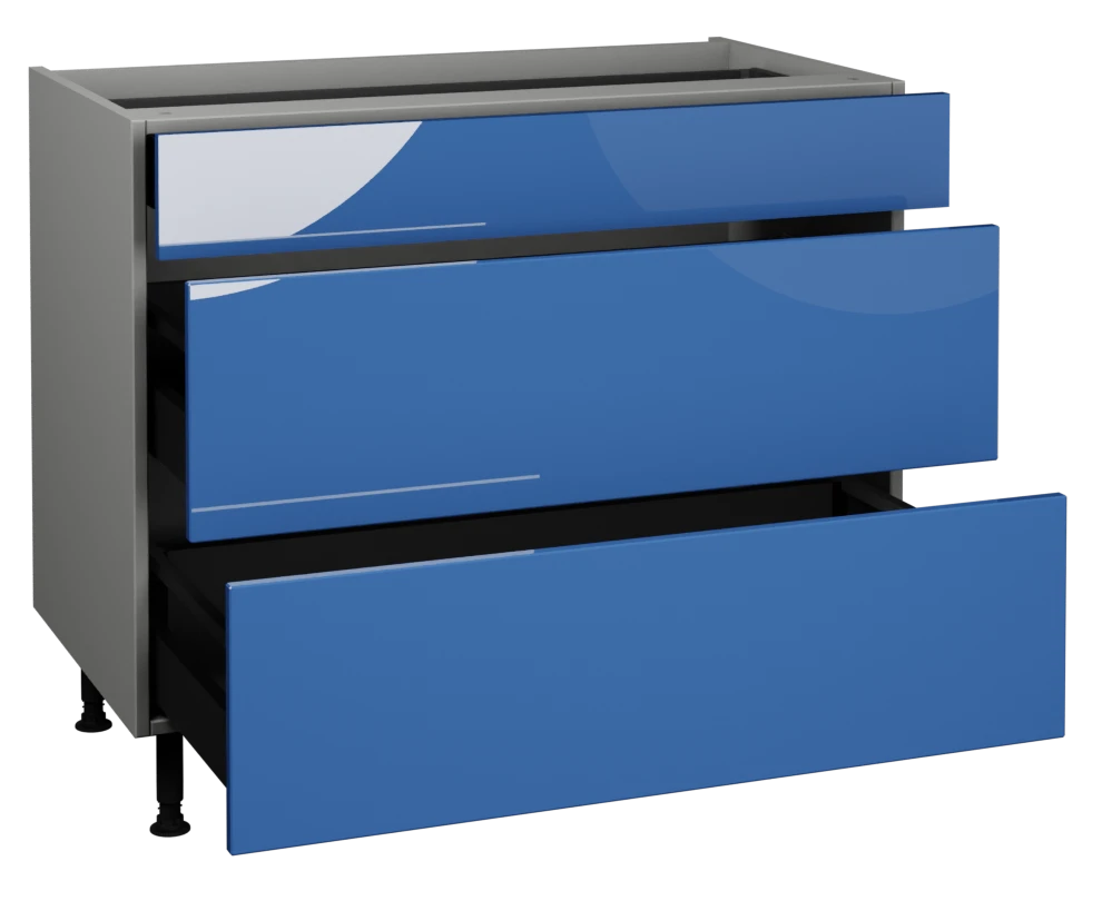 1000 3 Drawer Base