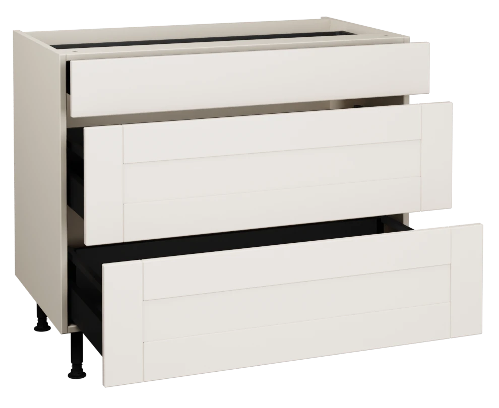 1000 3 Drawer Base