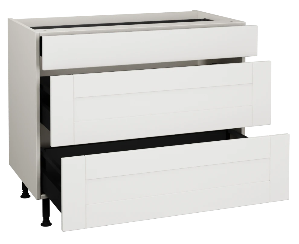 1000 3 Drawer Base