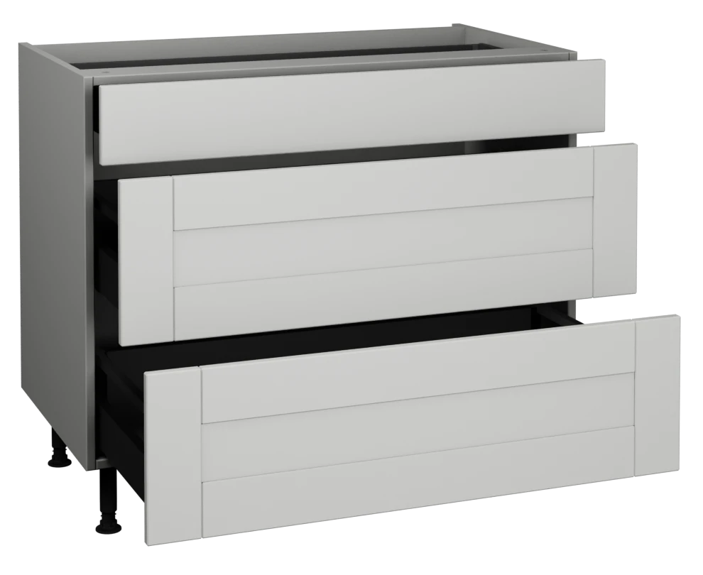 1000 3 Drawer Base