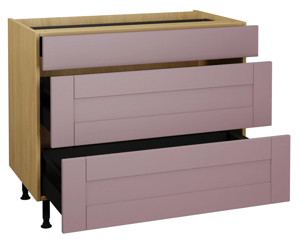 1000 3 Drawer Base