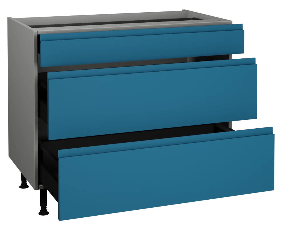 1000 3 Drawer Base