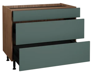 1000 3 Drawer Base
