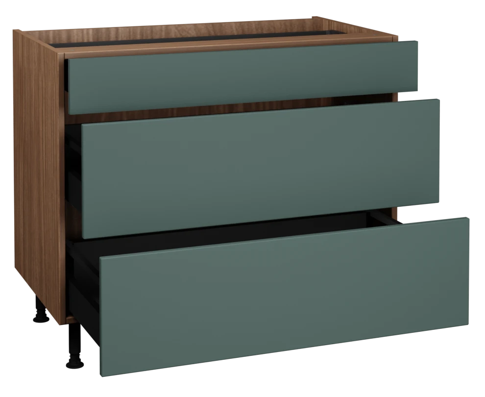 1000 3 Drawer Base