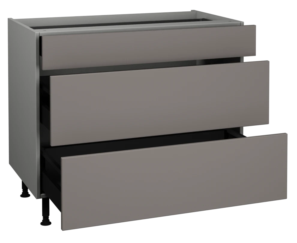 1000 3 Drawer Base
