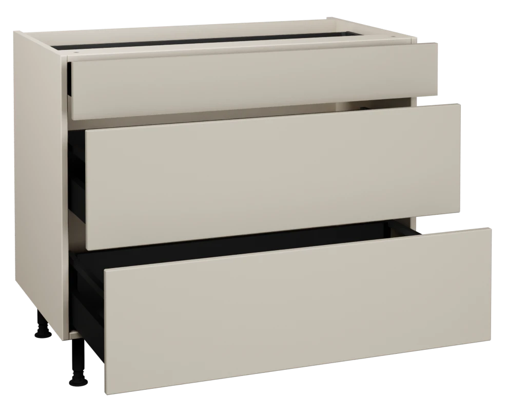 1000 3 Drawer Base