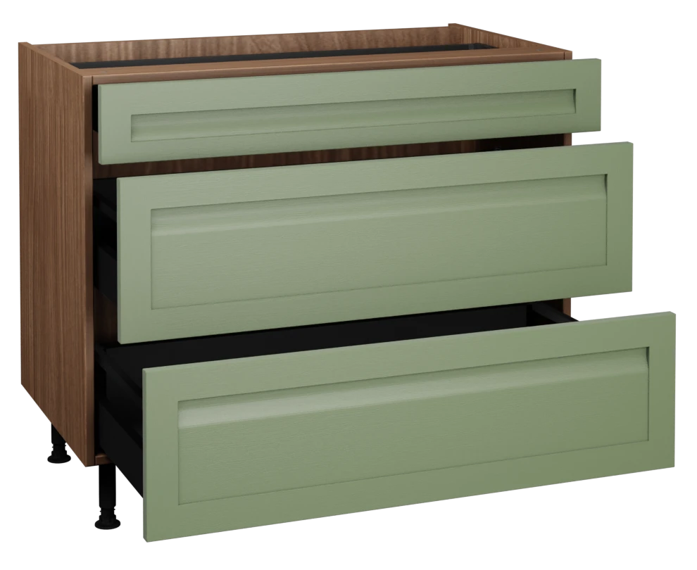1000 3 Drawer Base