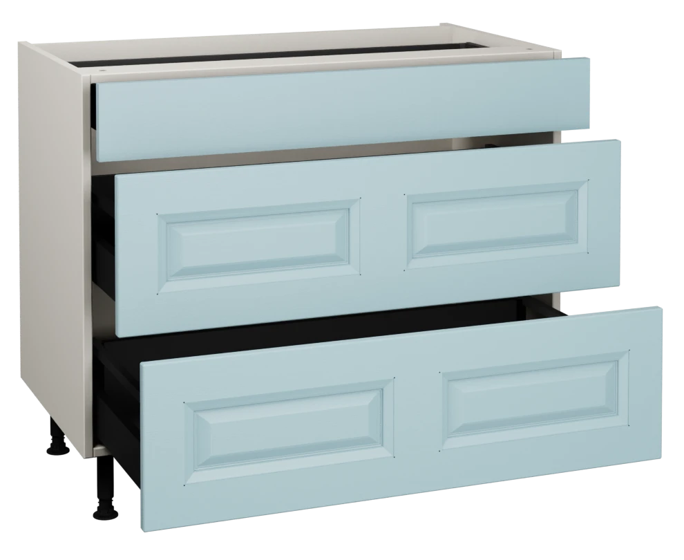 1000 3 Drawer Base