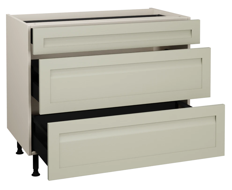 1000 3 Drawer Base