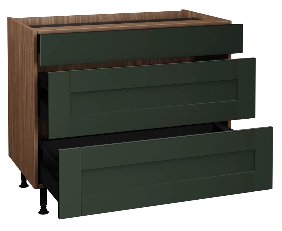 1000 3 Drawer Base