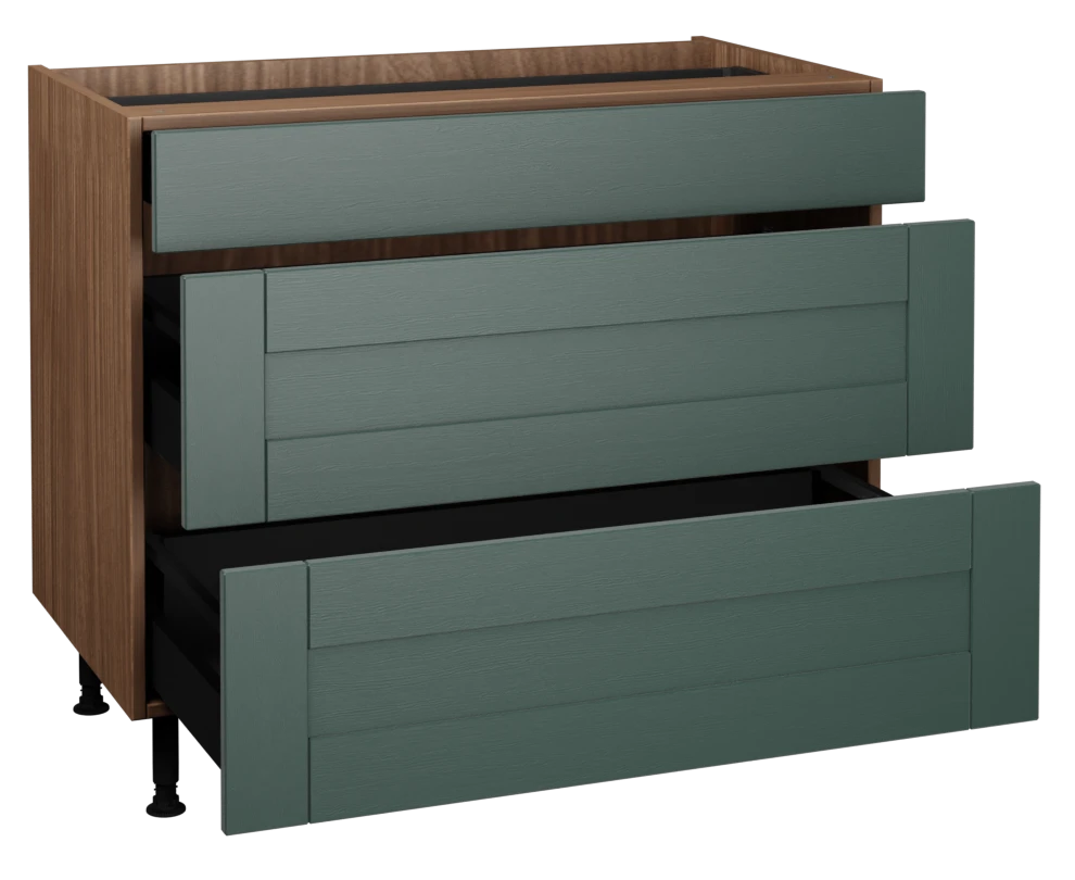 1000 3 Drawer Base