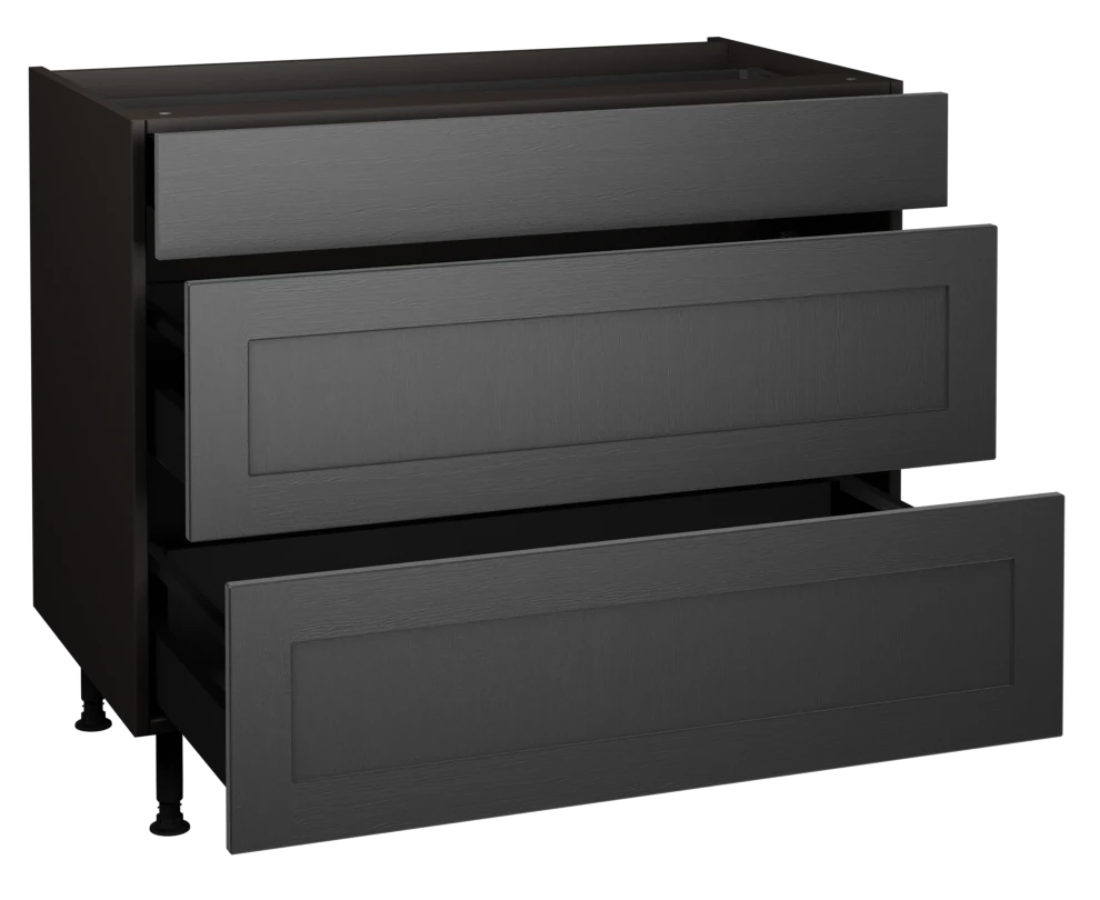 1000 3 Drawer Base
