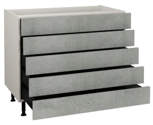 1000 5 Drawer Base