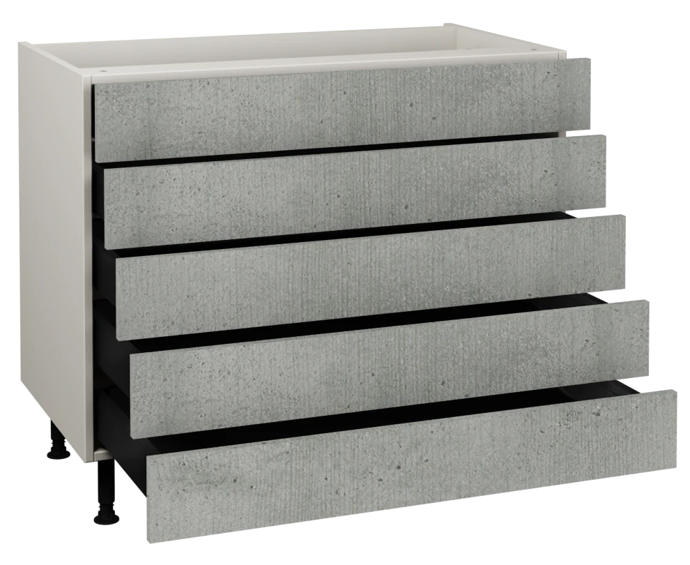 1000 5 Drawer Base