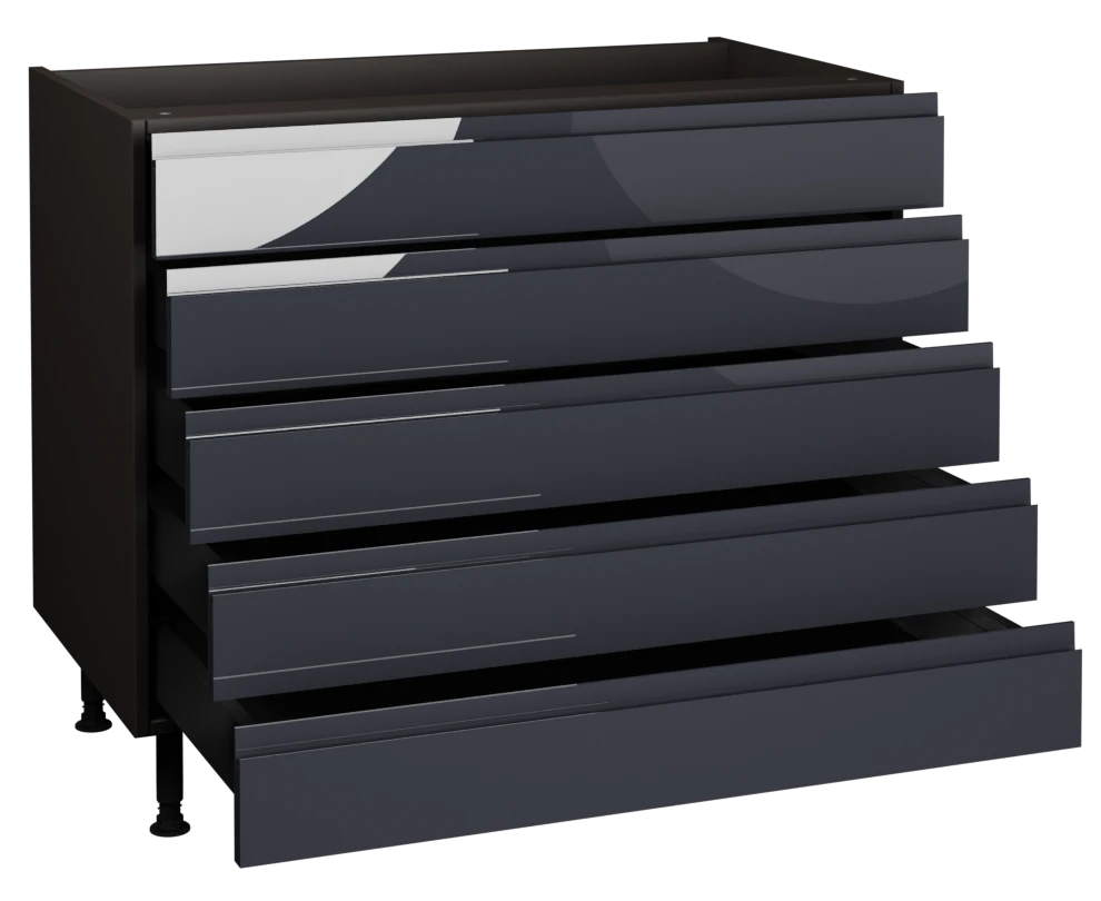 1000 5 Drawer Base