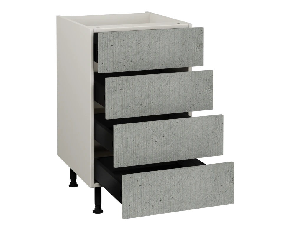 500 4 Drawer Base