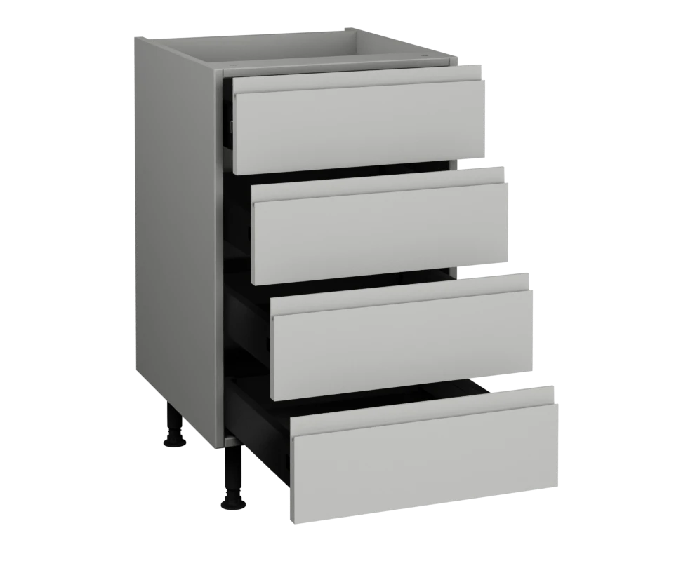 500 4 Drawer Base