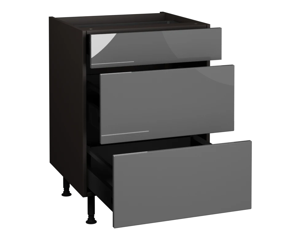600 3 Drawer Base
