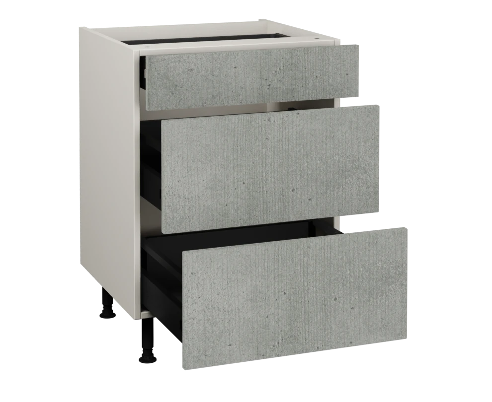 600 3 Drawer Base