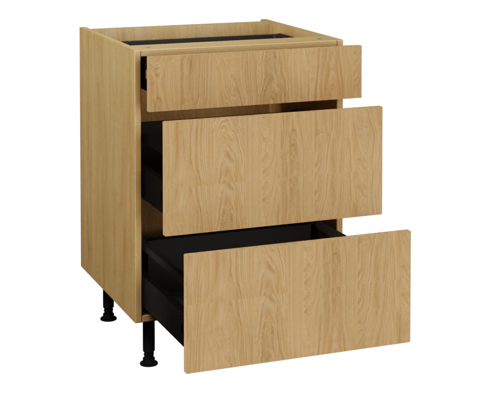 600 3 Drawer Base