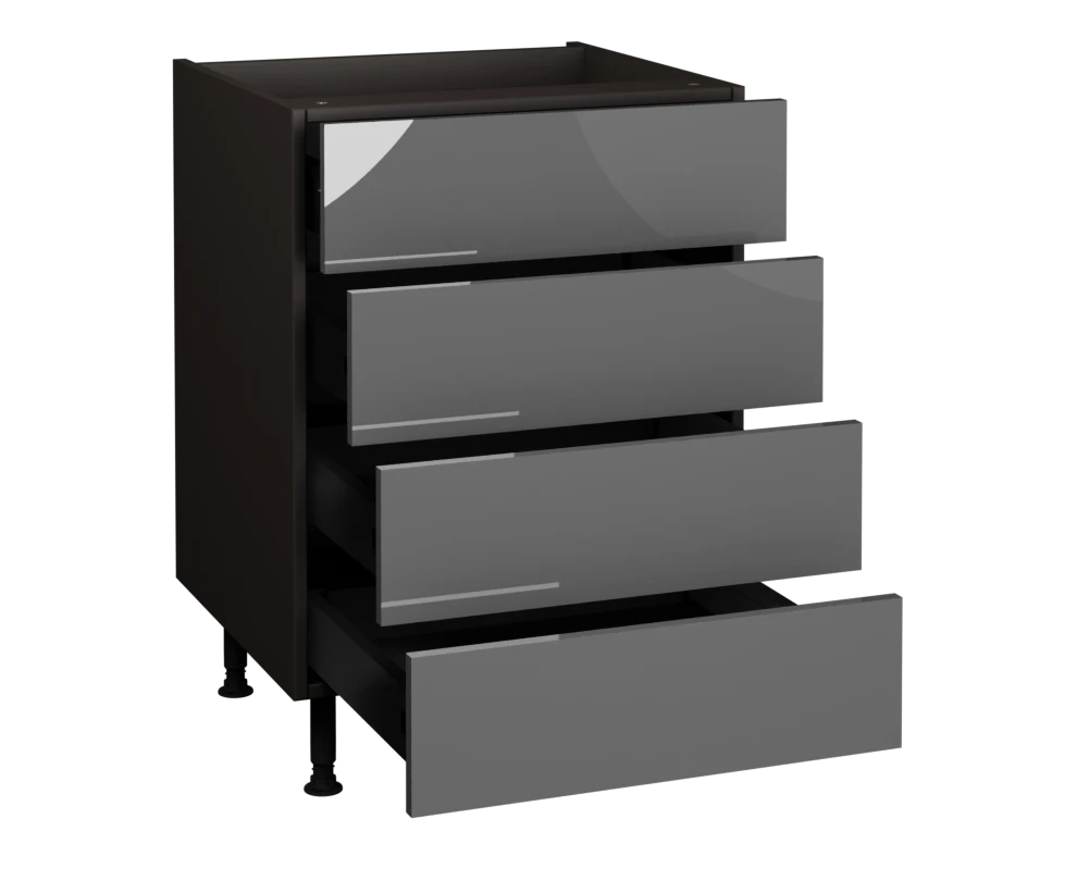 600 4 Drawer base