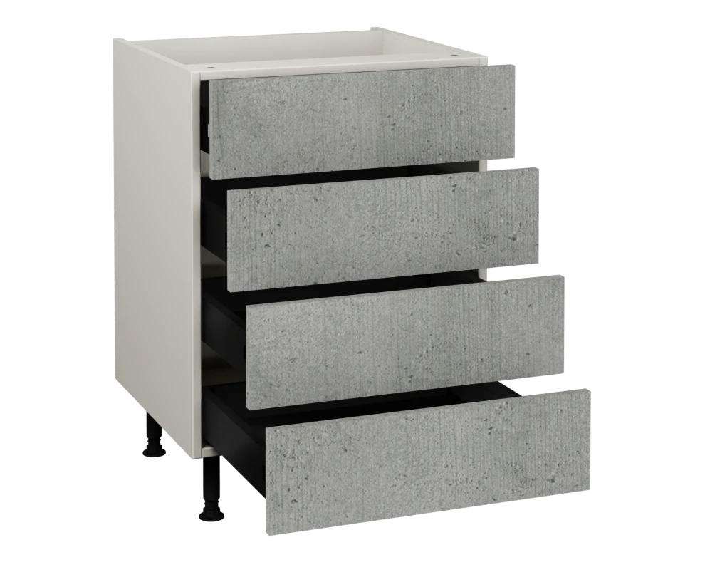 600 4 Drawer base