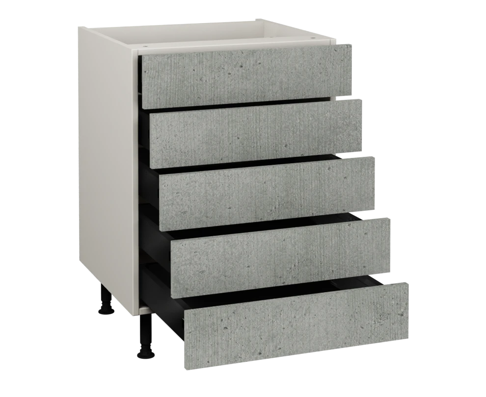 600 5 Drawer Base