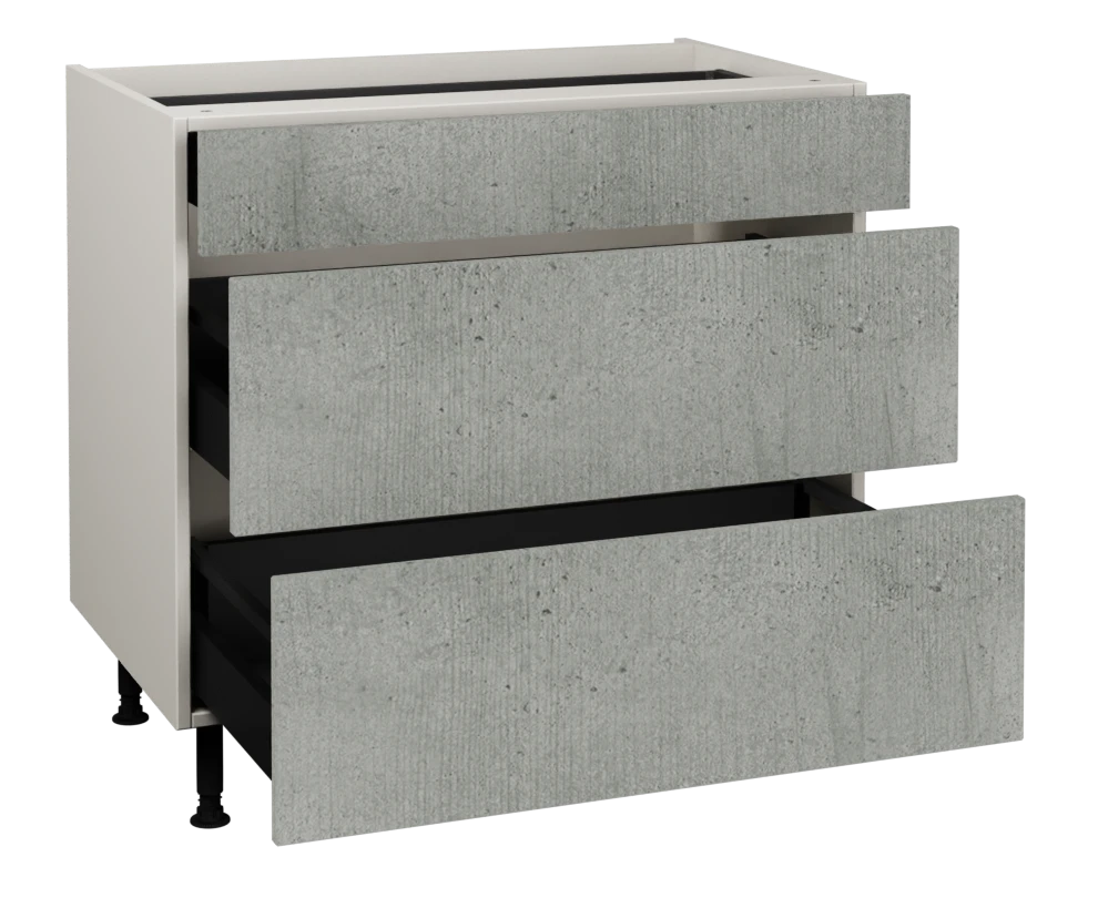900 3 Drawer Base