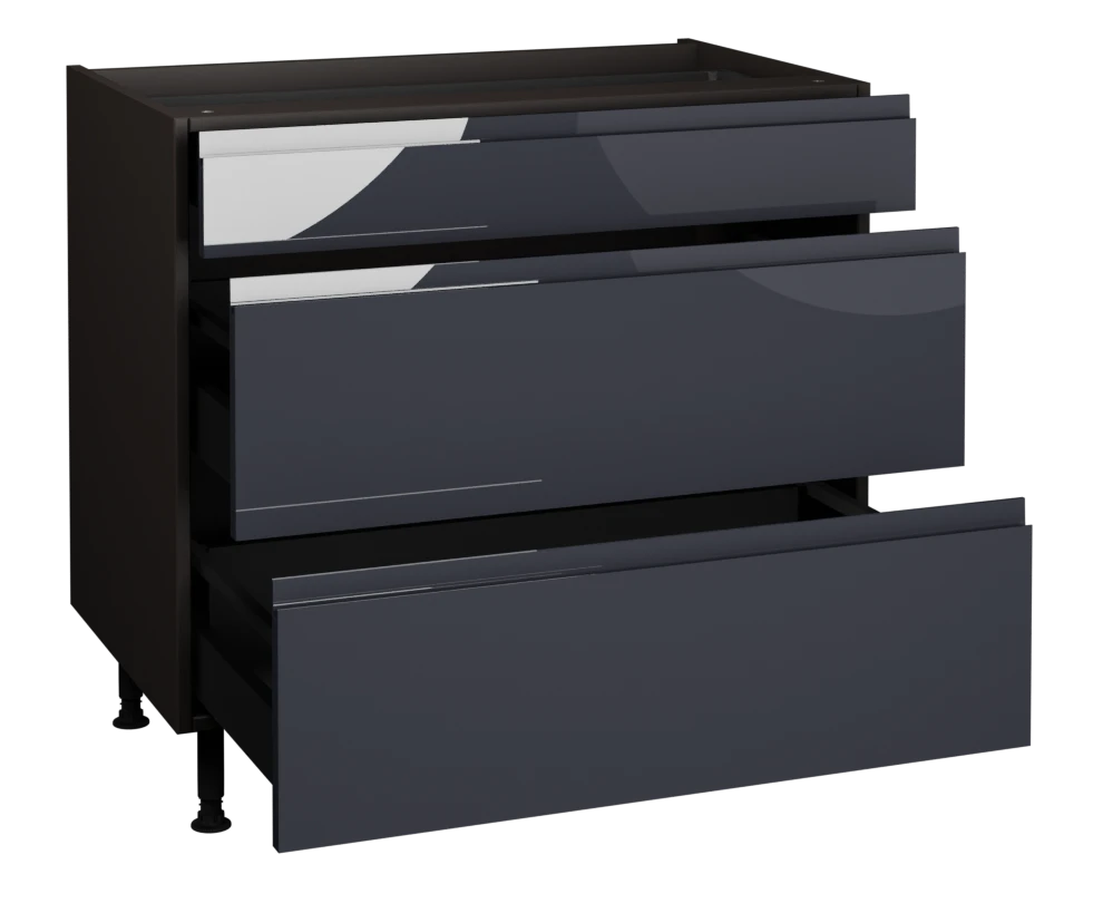 900 3 Drawer Base