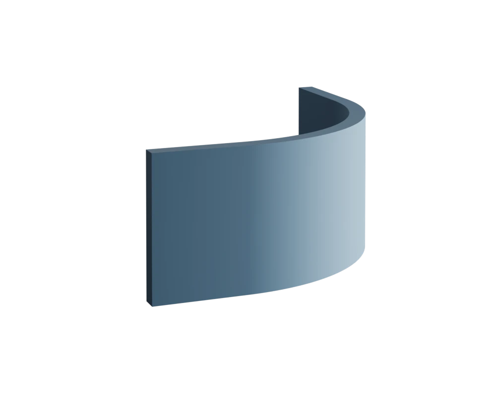 Curved Plinth