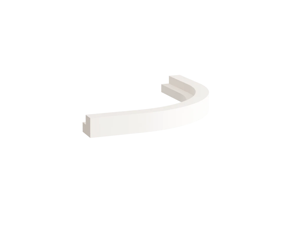Universal Curved Cornice/Pelmet