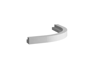 Universal Curved Cornice/Pelmet