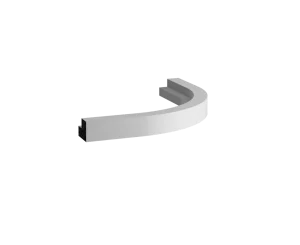 Universal Curved Cornice/Pelmet