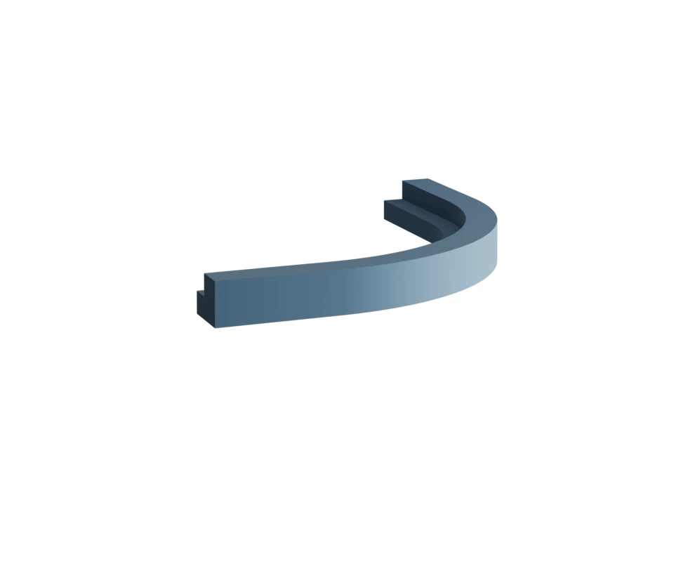 Universal Curved Cornice/Pelmet
