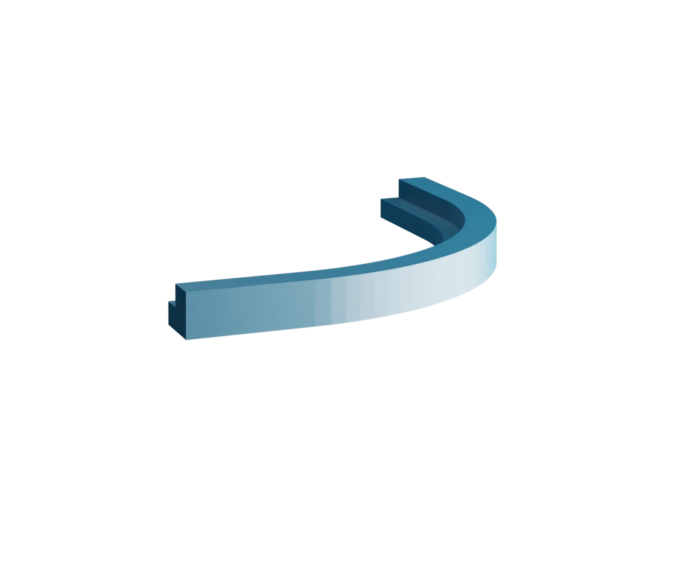 Universal Curved Cornice/Pelmet