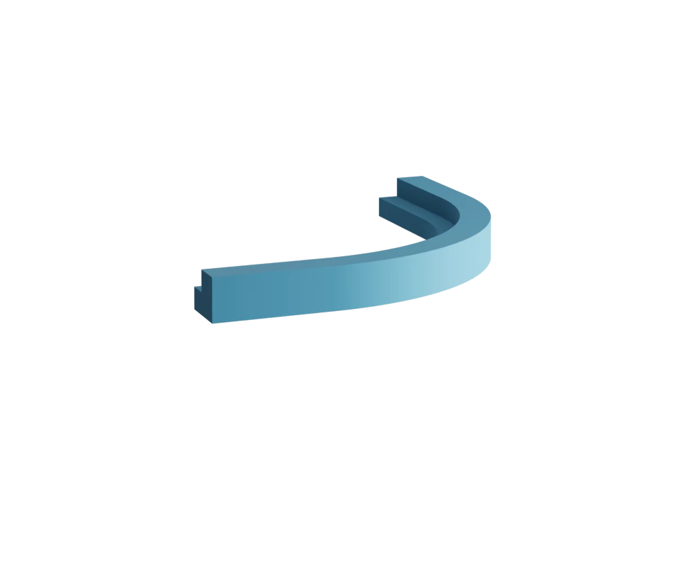 Universal Curved Cornice/Pelmet
