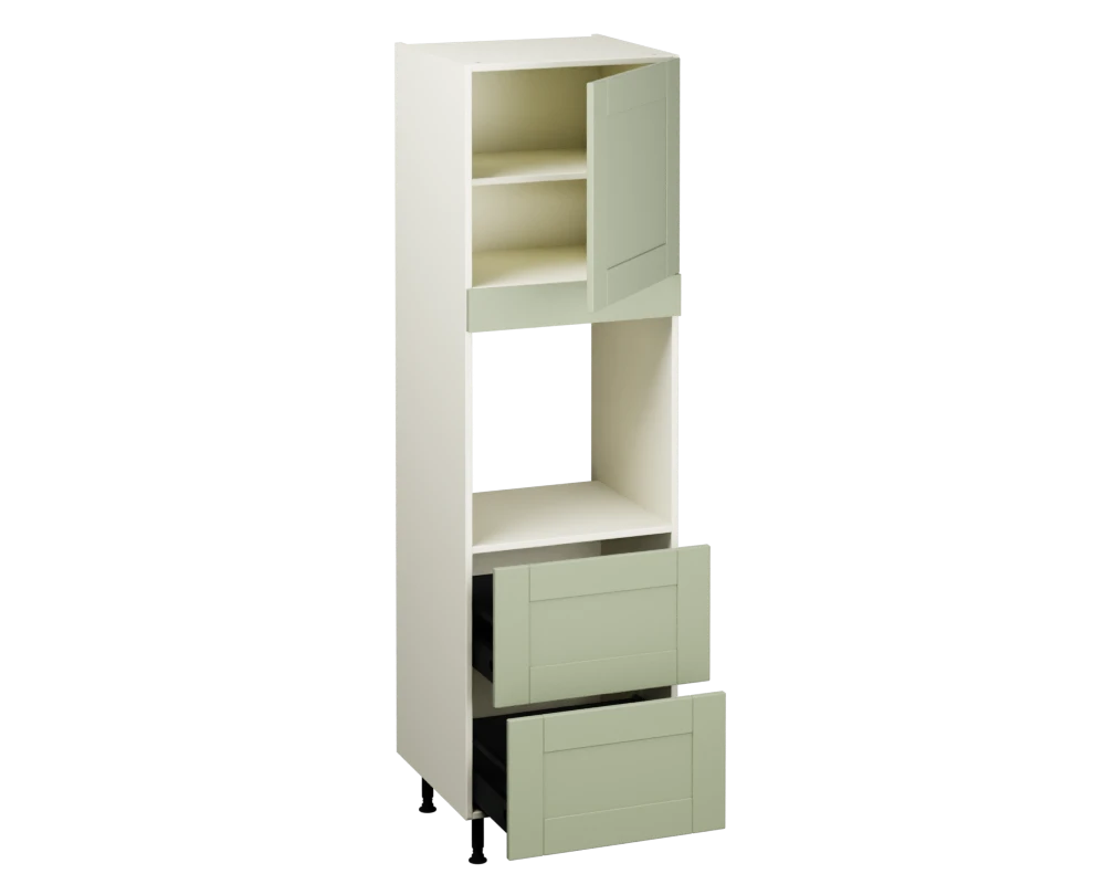 Single Oven Unit with Drawers